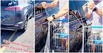 Man Zip Ties a Shopping Cart to a Car Door After Person Parks Badly