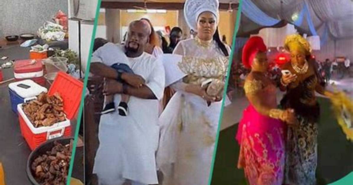 "Marry a Rich Igbo Man": Newborn Baby's Dedication Becomes Talk of Town as Guests Spray Wads of Cash