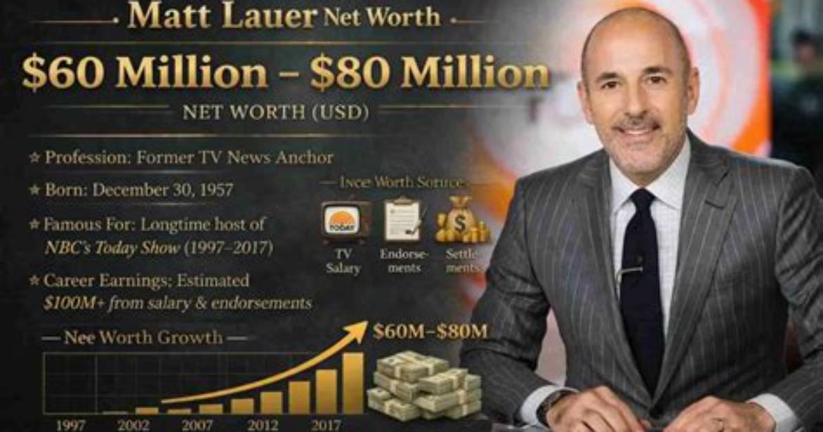 Matt Lauer Net Worth 2024