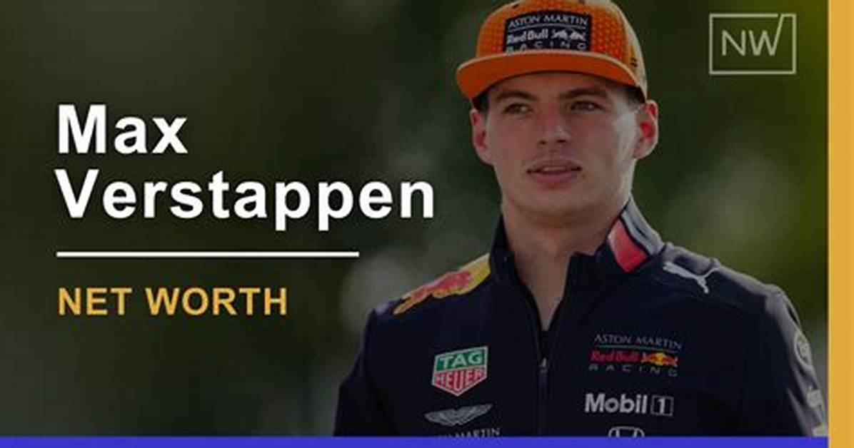 Max Verstappen Net Worth 2024