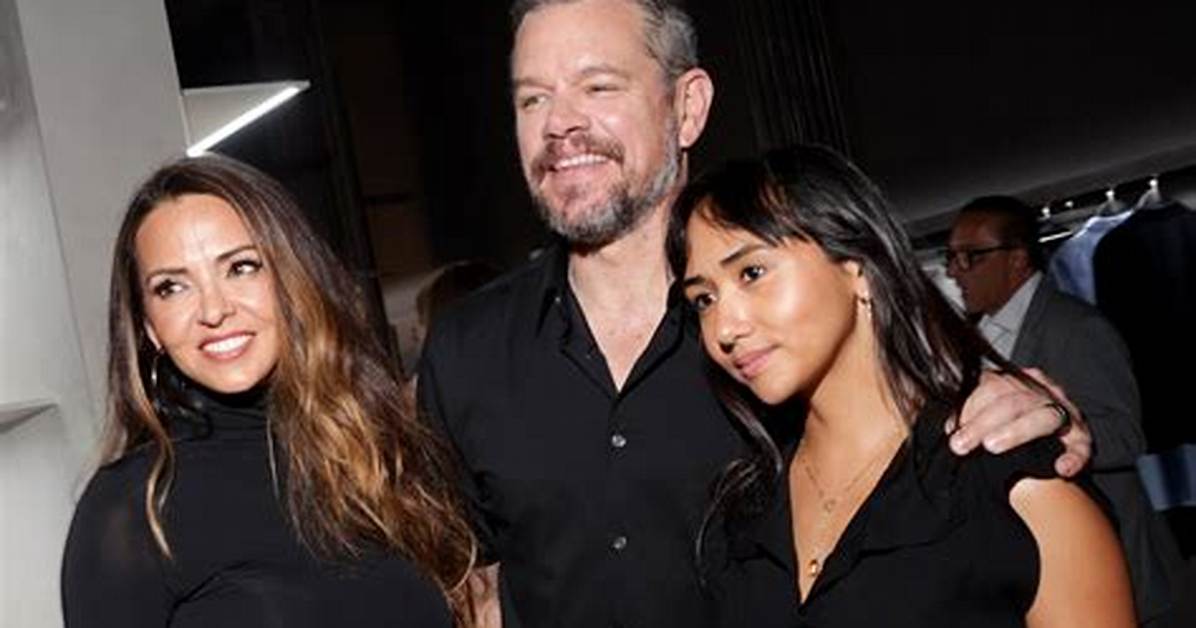Meet Alexia Barroso – Photos of Matt Damon’s Stepdaughter with Wife Luciana Barroso