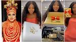 Mercy Eke Excited as She Receives Bobrisky’s Luxury 30Th Birthday Invitation Box, Displays Expensive Contents