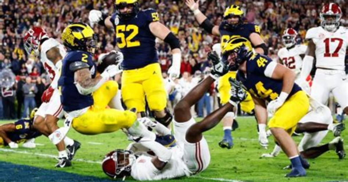 Michigan, Alabama Go No. 1, 2