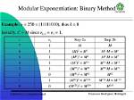 Modular Exponentiation 5^21Mod23
