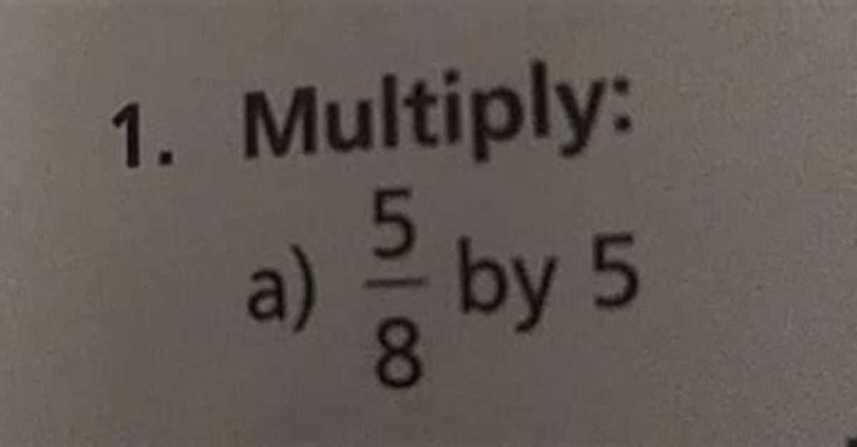 Multiply 5 and 85