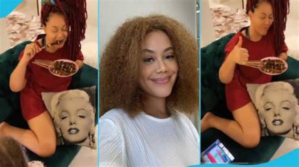 Nadia Buari: Ghanaian Actress Enjoys Numerous Sticks of Kebab in Viral Tiktok Video