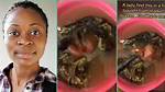 Nigerian Lady Displays Strange Object She Found Inside Fish She Bought at Market, Video Trends