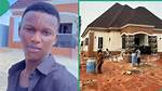 Nigerian Man Splashes Cute Photos of His First House Online, Celebrates Huge Achievement
