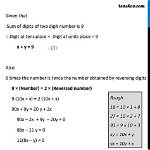 Nine Times X Is Twice the Sum of X and Five