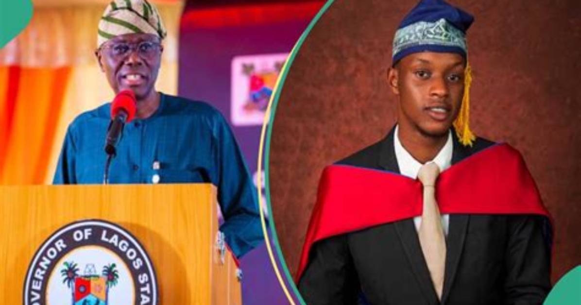 Olaniyi Olawale: Lagos Gov Awards N10M to Lasu’s Overall Best Student Who Graduated with 4.98 Cgpa