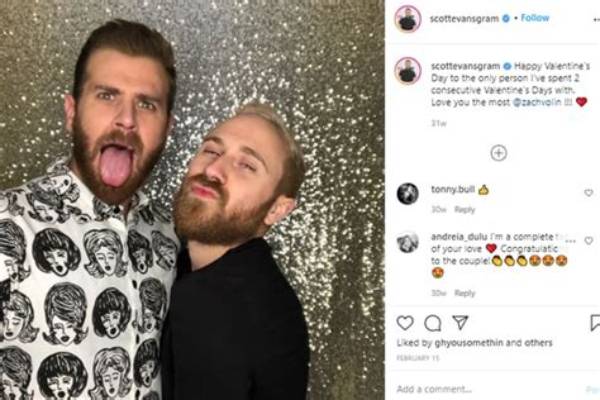 Openly Gay, Scott Evans’ Ex-Boyfriend Is Zach Volin, Love Life and Relationship
