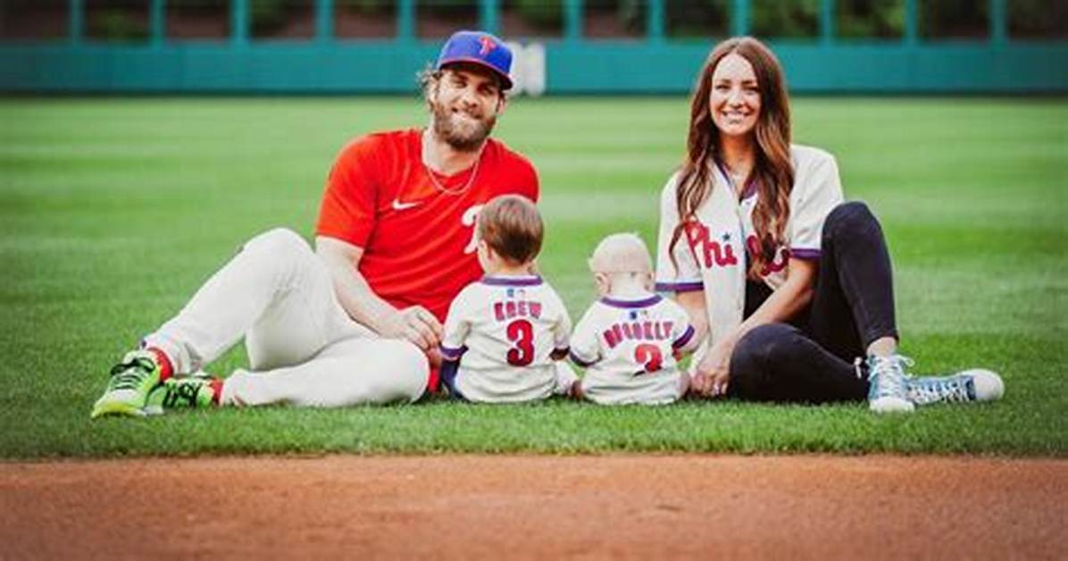 Phillies Right Fielder Bryce Harper’s Wife Is His High School Sweetheart