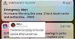 Poorly Timed Pokemon Go Alert During Hurricane Irma Has People Concerned