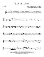 Pop Songs Clarinet Sheet Music