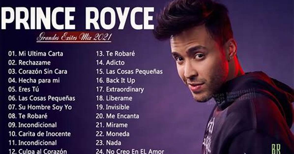 Prince Royce Bachata Songs List