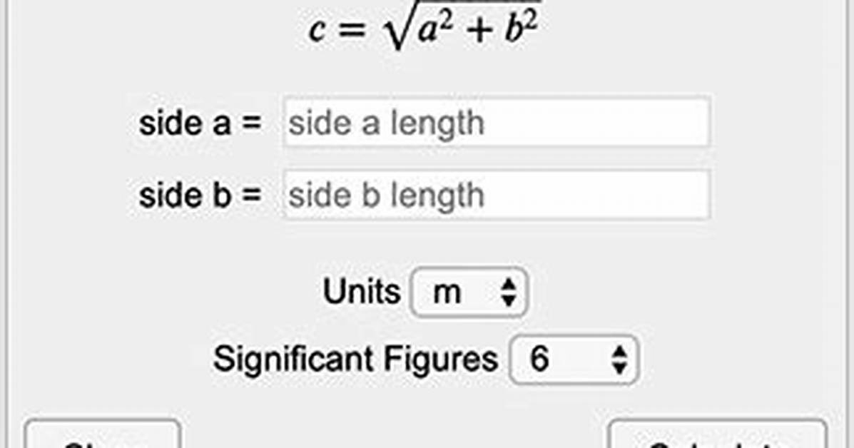 Pythagorean Theorem Trig Proofs Calculator