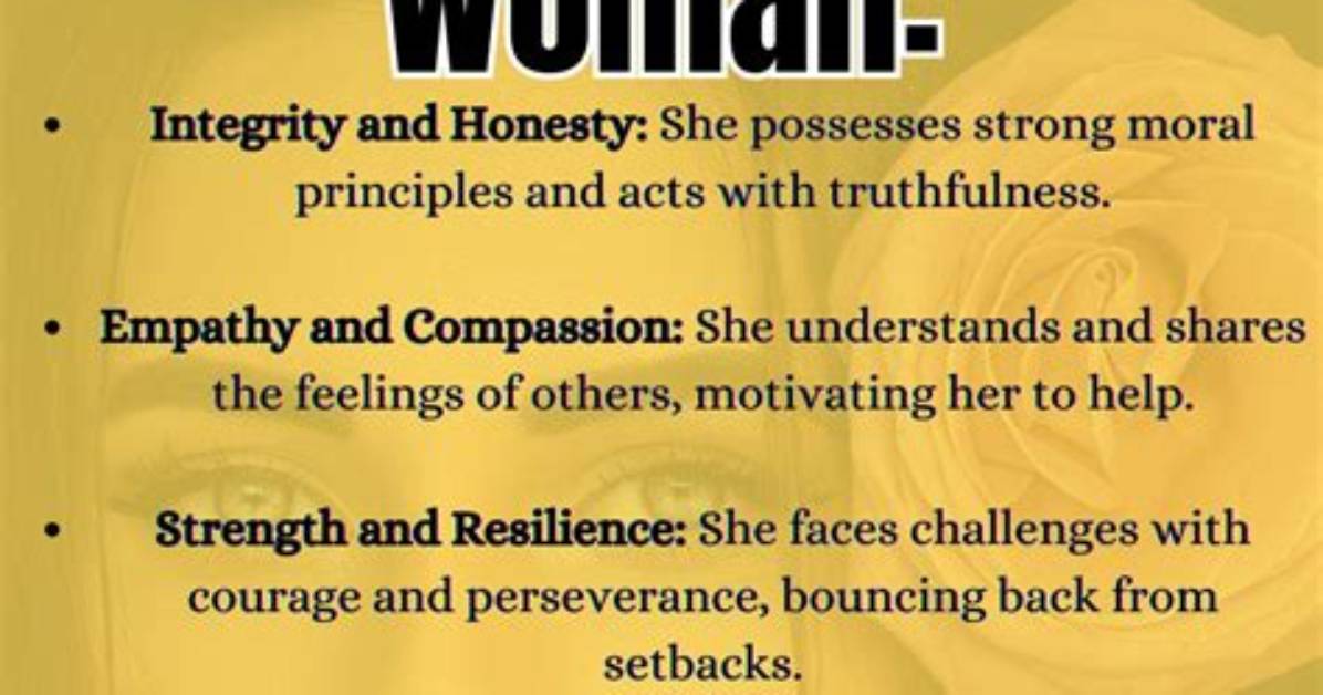 Qualities of a Good Woman in a Relationship