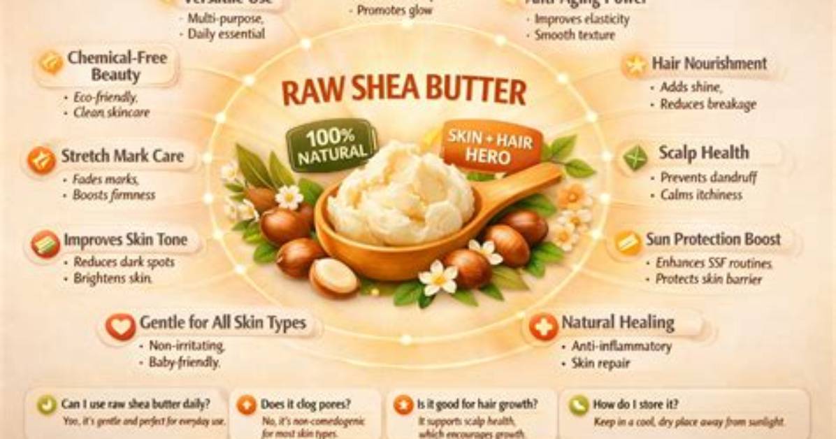 Raw Shea Butter for Hair Growth: Benefits and Usage