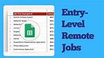Remote Jobs with No Experience: Entry-Level Opportunities