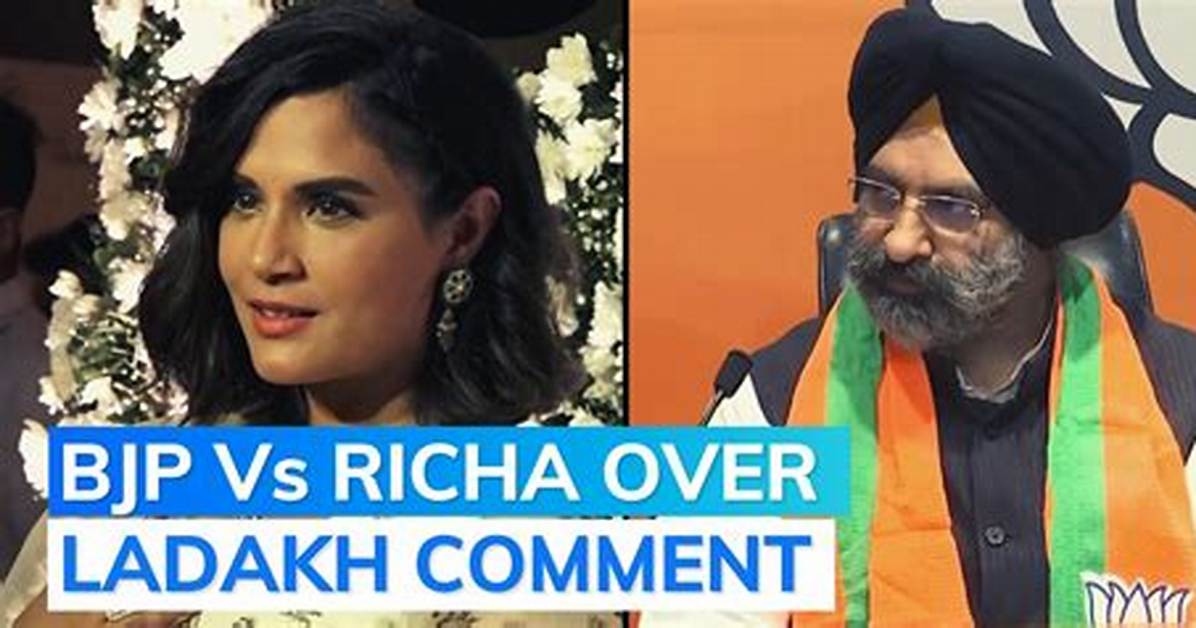 Richa Chadha News: Controversy with a Reaction