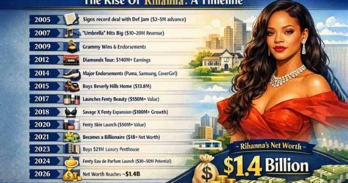 Rihanna Net Worth, Age, Full Name, Life Before Fame
