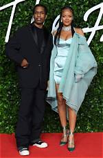 Rihanna's Boyfriend Asap Rocky Rocks Knee Length Leather Skirt: "Prettiest Man Alive"