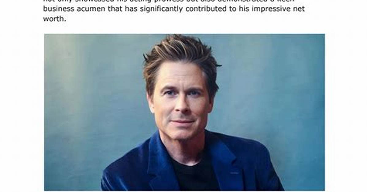 Rob Ferrel Net Worth 2024