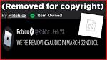 'Roblox' Is Removing Audios from Its Services and Fans Are Not Happy with the News