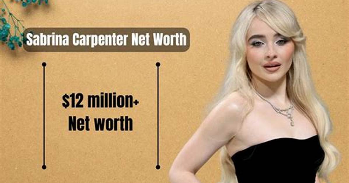 Sabrina Net Worth – How Much Is Sabrina Worth?