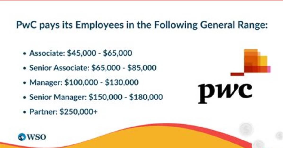 Salary of Senior Associate at Pwc – Earnings and Hourly Wages