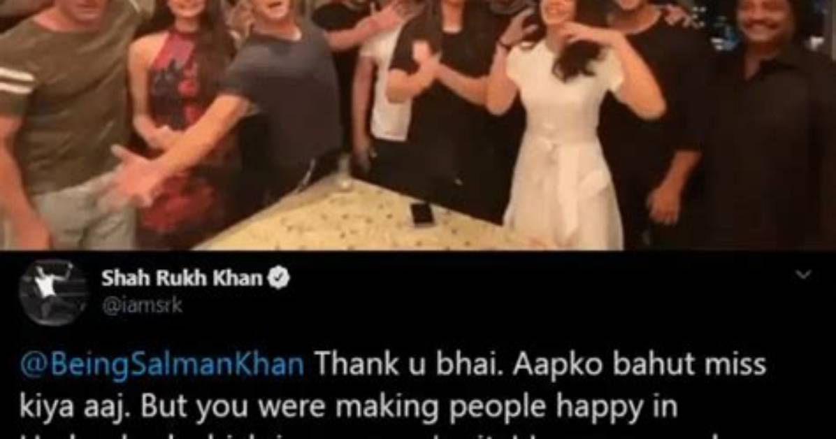 Salman Khan Wishes Beautifully on Srk’s 54Th Birthday- Checkout Tweets!