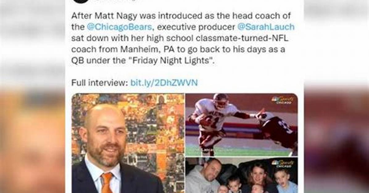 See How Matt Nagy’s Children Jaxon, Brayden, Tate, and Jett Are Growing Up