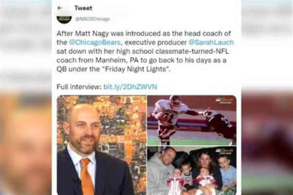 See How Matt Nagy’s Children Jaxon, Brayden, Tate, and Jett Are Growing Up