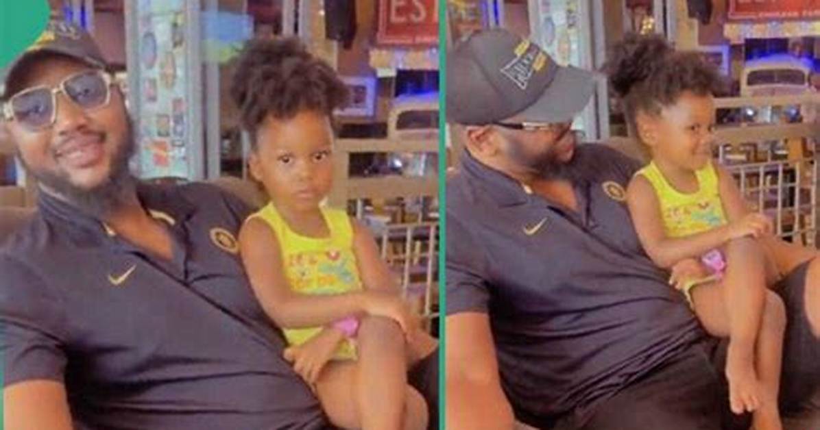 "She Is Like Side Chick": Nigerian Mother Laments as Her Baby Takes over Husband, Sits on His Legs