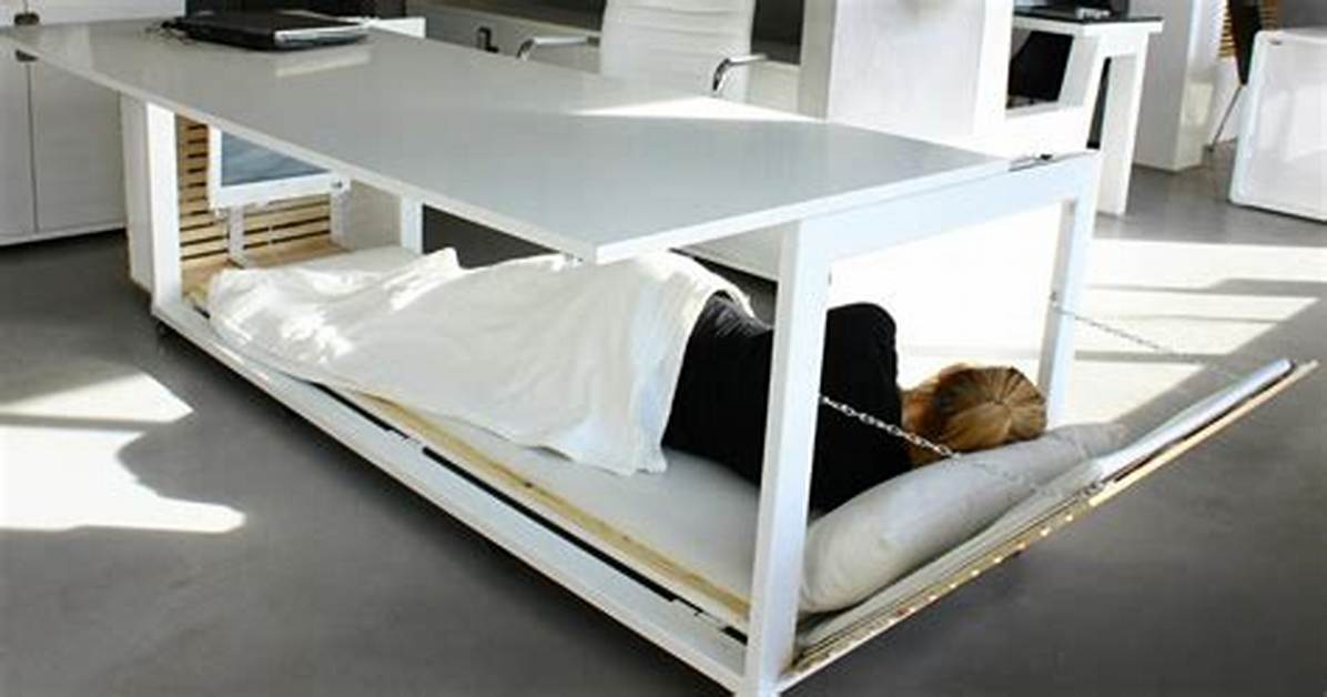 Show Your Boss This "Nap Desk" So They'll Let You Sleep at Work