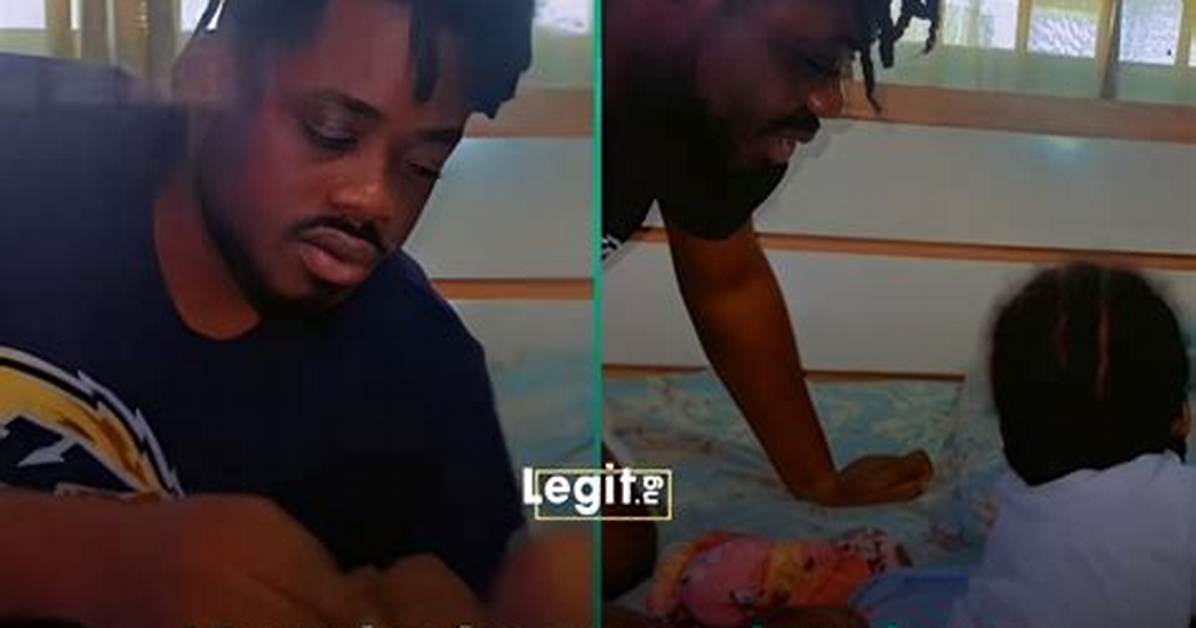 "Side Chick Wahala": Little Girl Asks Dad for a Massage as Mum Stares in Awe, Funny Video Goes Viral