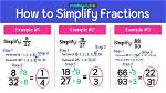 Simplify 4/10 and 3/8