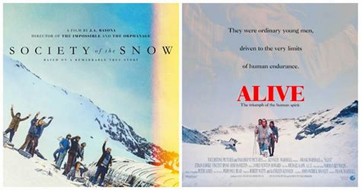 Society of the Snow Vs. Alive — Are They One and the Same?