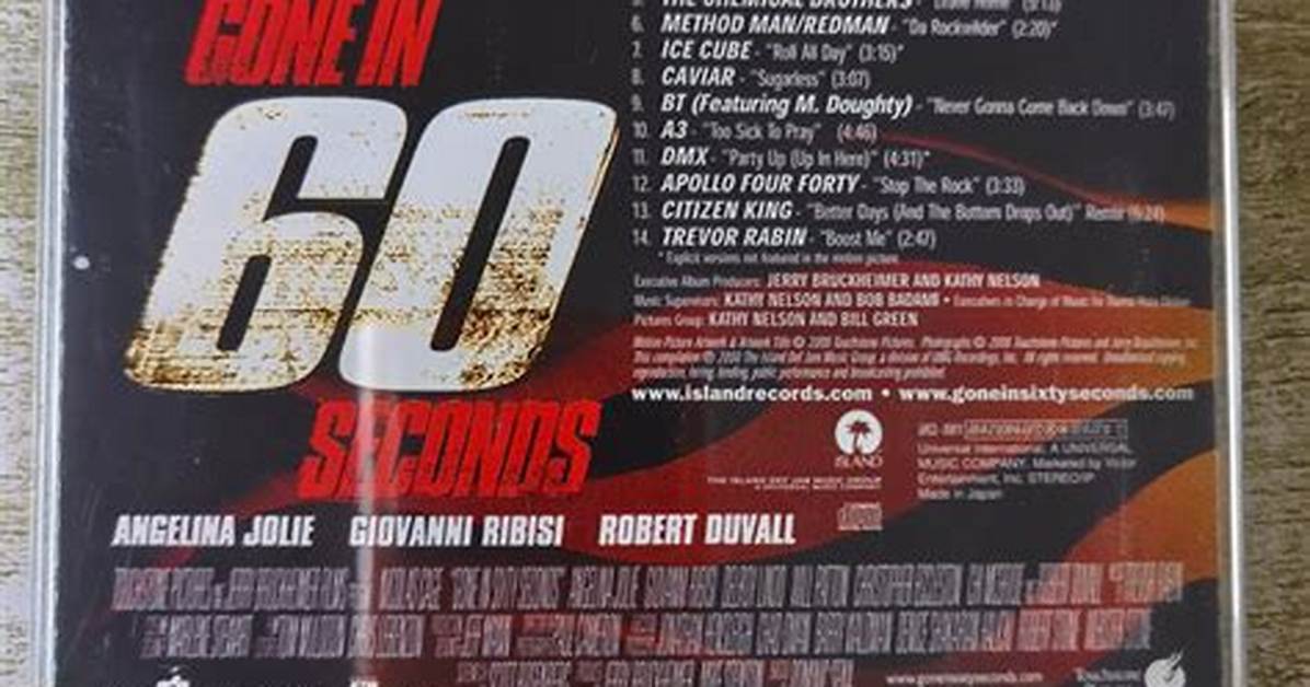 Soundtrack from Gone in 60 Seconds
