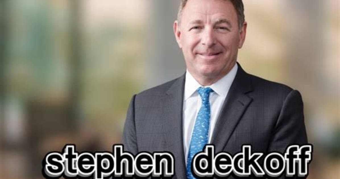 Stephen Deckoff Wikipedia and Age: How Old Is He?