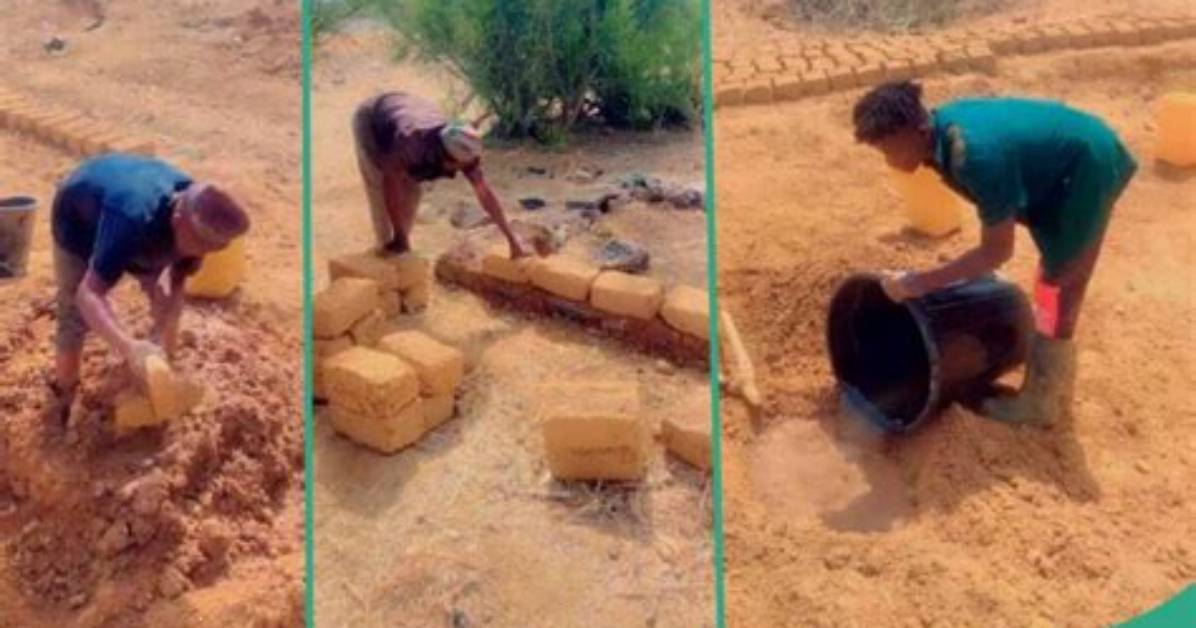 "Stop Buying Cement": Man Displays Alternative Way of Building House Without Cement, Video Emerges