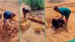"Stop Buying Cement": Man Displays Alternative Way of Building House Without Cement, Video Emerges