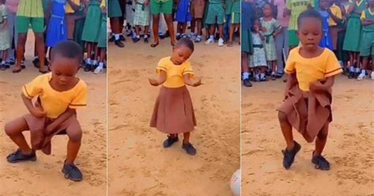 Swagalicious Little Girl Causes Commotion in School, Dances Incredibly as Students Cheer Her On