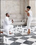 Sweet Moment Nigerian Man Proposes to Beautiful Lady on Aeroplane Goes Viral