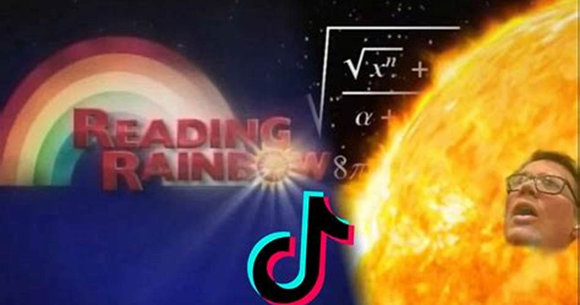 The "Reading Rainbow" Tiktok Trend Is the Latest Viral Sensation