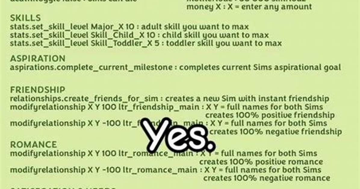 'The Sims 4' Best Cheats – Everything You Need to Know About Cheats in 'The Sims 4'