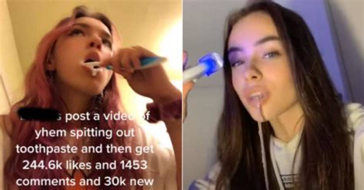 The Tiktok Toothpaste and Teeth Whitening Trend Is Gross and Kinda Predatory