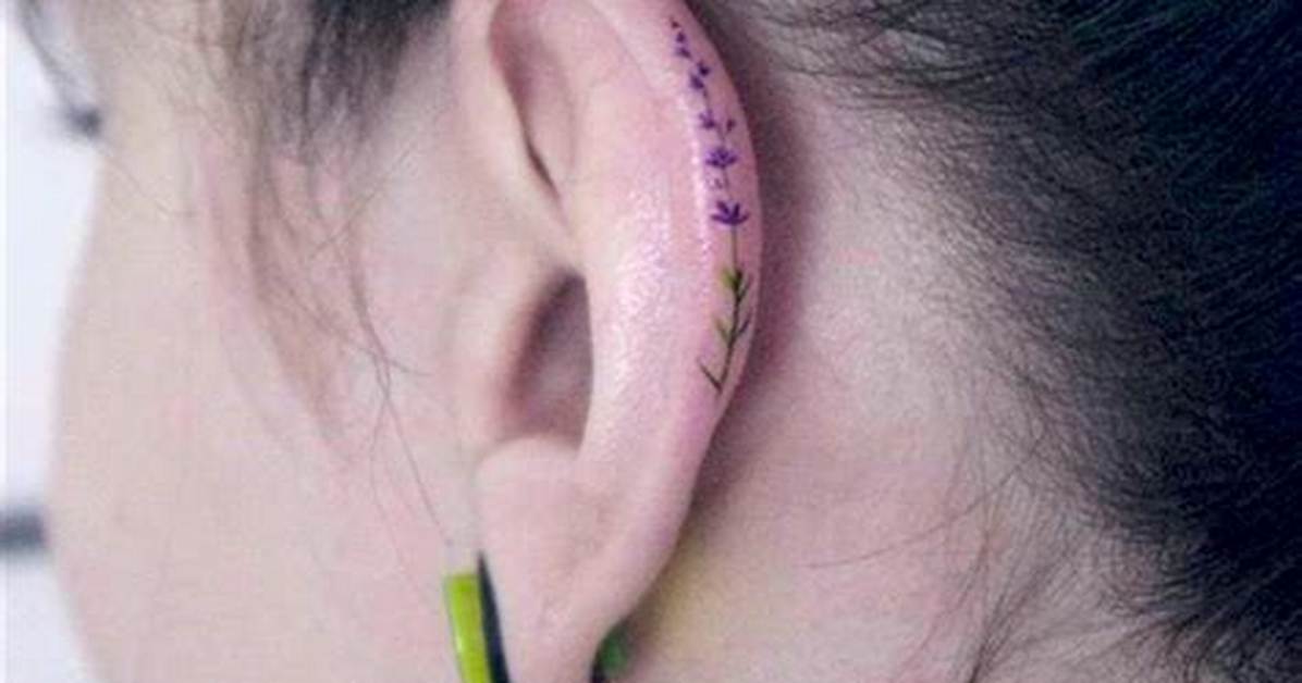 This New Tiny Ear Tattoo Fad Makes Hiding Body Art from Mom So Easy