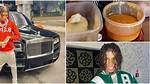 “This One Dey Eat Am Before”: Reactions as Us Rapper Nle Choppa Eats Fufu and Soup with Joy, Video Goes Viral