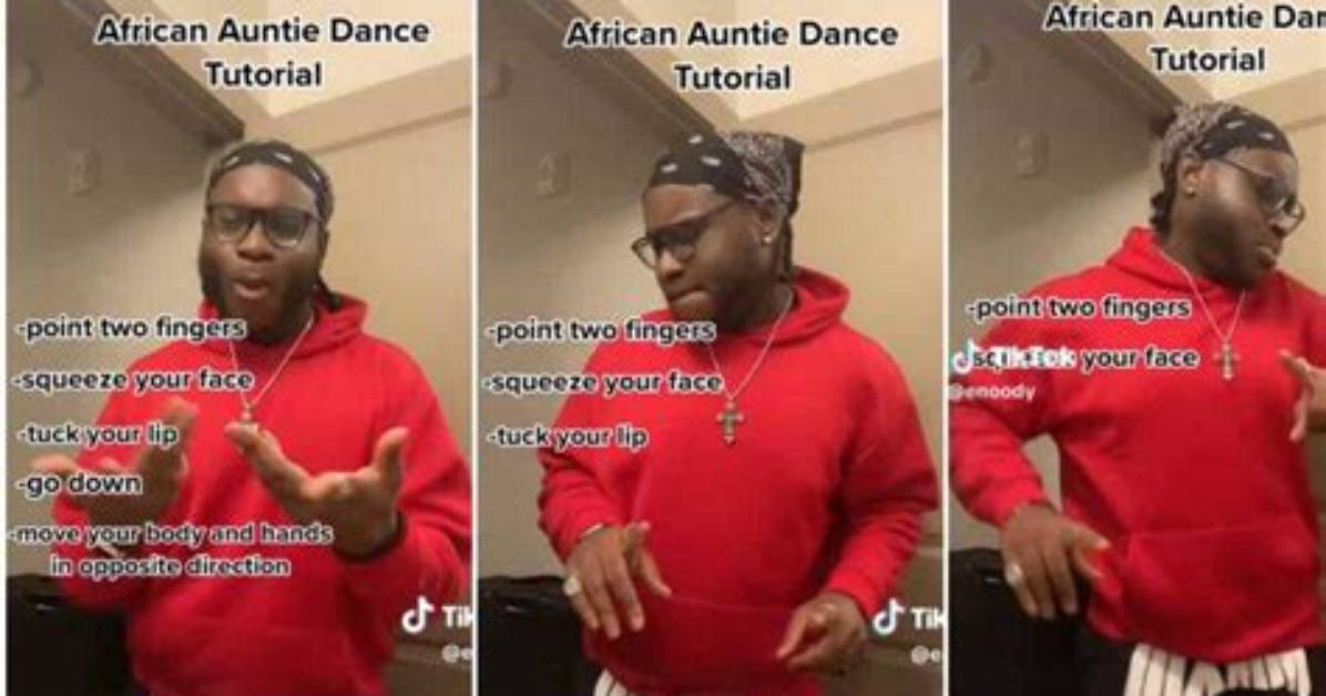 Tiktoker Does African Auntie Dance Tutorial, Hilarious Video Cracks Ribs